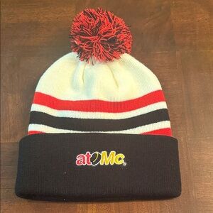 McDonalds at Mc Hockey Pom Pom Winter Hat Tuque New Adult size